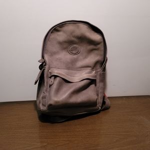 Leather backpack